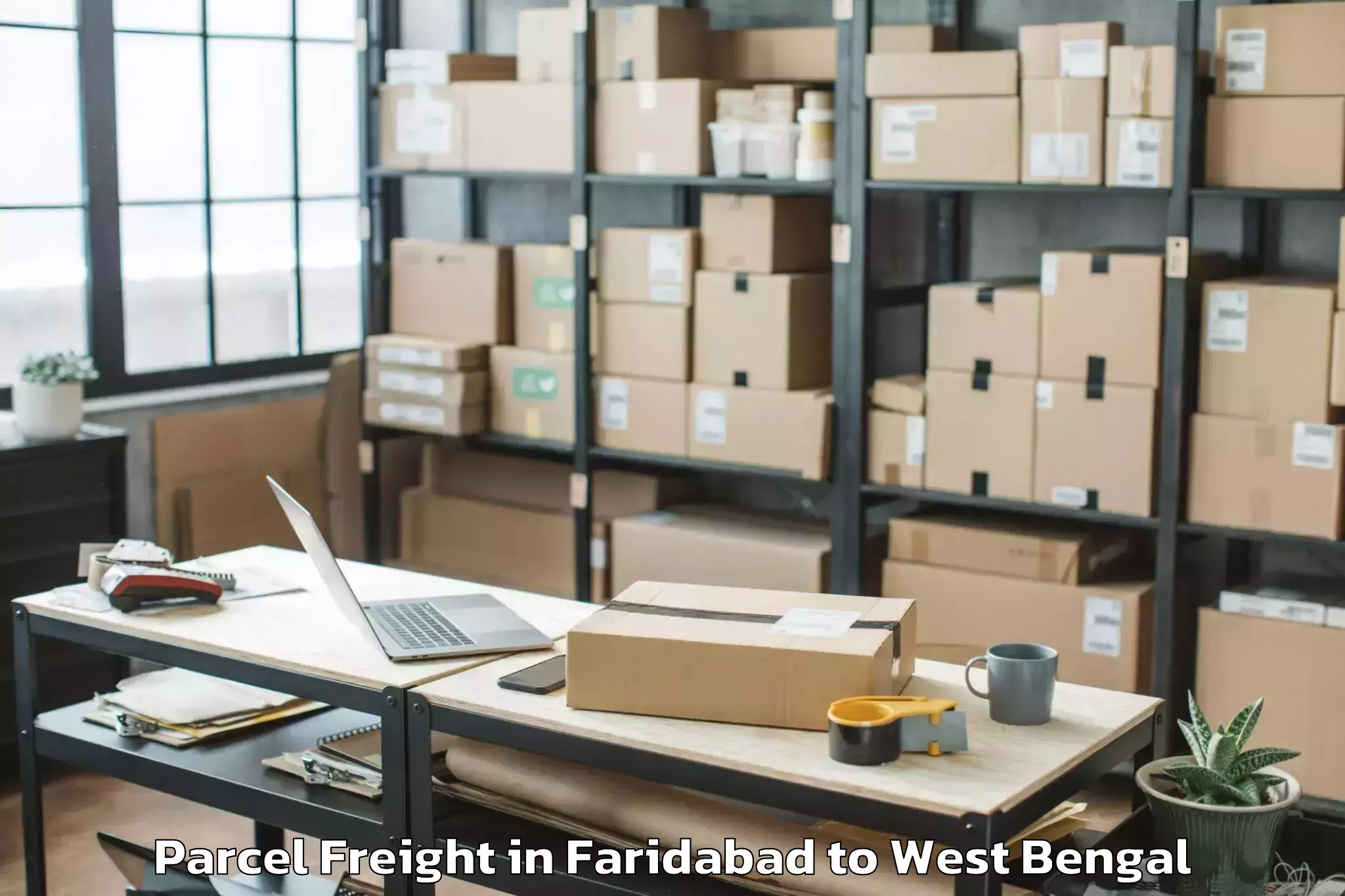 Quality Faridabad to West Bengal University Of Teac Parcel Freight